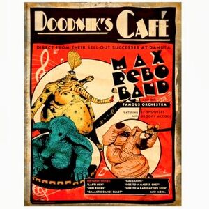 Star Wars Max Rebo Band Doodnik’s Cafe Lithograph Print By Louis Solis Signed